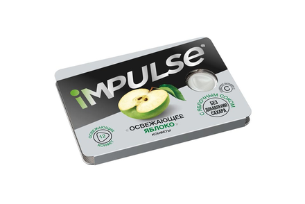 «Impulse», конфеты «Освежающее яблоко», 12 г