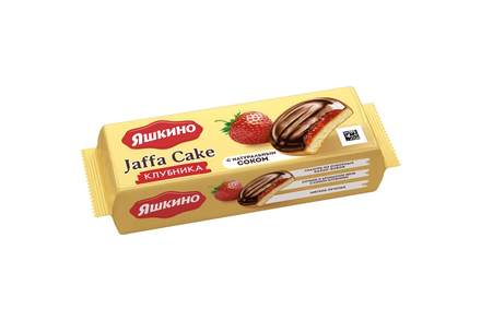 «Яшкино», печенье «Клубника», сдобное, 137 г
