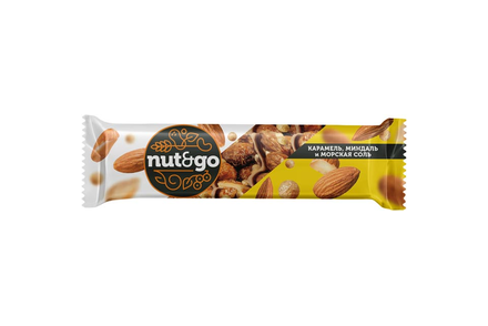 «Nut&Go», батончик миндальный, 34 г «Nut&Go», батончик миндальный, 34 г