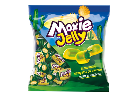 Конфеты Moxie Jelly дыня-кактус (упаковка 0,5 кг) Конфеты Moxie Jelly дыня-кактус (упаковка 0,5 кг)