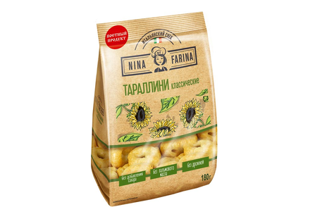 «Nina Farina», тараллини классические, 180 г «Nina Farina», тараллини классические, 180 г