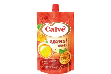 «Calve», майонез «Классический» 50%, 400 г