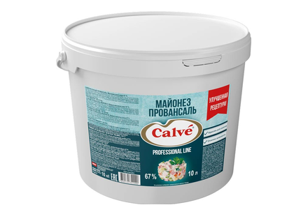«Calve», майонез «Провансаль» 67%, 10л, 9,6 кг «Calve», майонез «Провансаль» 67%, 10л, 9,6 кг