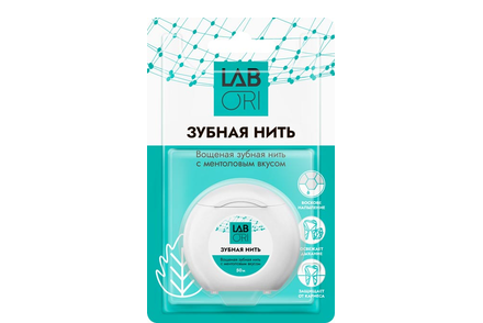 Зубная нить, 50 м «Labori», 18,8 г Зубная нить, 50 м «Labori», 18,8 г
