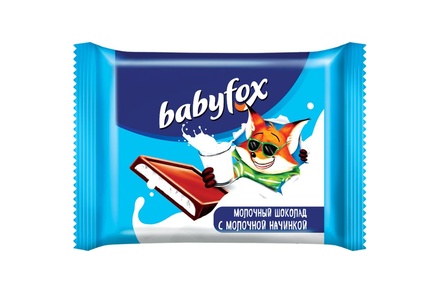 «BabyFox», молочный шоколад, 12 г