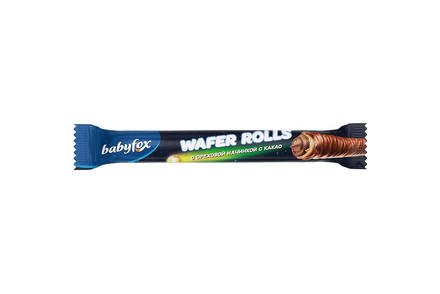 «BabyFox», wafer Rolls с ореховой начинкой с какао (коробка 1,5 кг)