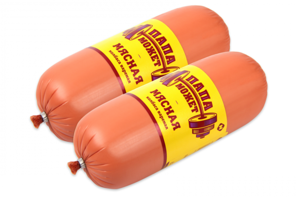 Колбаса вареная «Папа может!» Мясная, 500 г – купить по приятной цене с ...