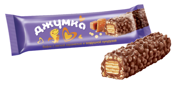 Батончик вафельный «Джумка» с воздушной кукурузой, 36 г – купить по ...