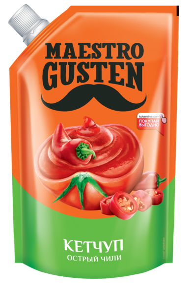 Кетчуп «Maestro Gusten» Острый чили, 400 г – купить по приятной цене с ...