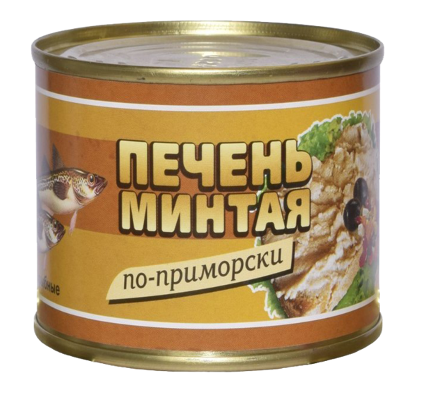 Печень минтая по-приморски, 240 г – купить по приятной цене с доставкой ...