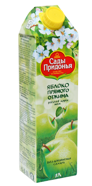 Сок «Сады Придонья» яблоко прямого отжима, 1 л – купить по приятной ...
