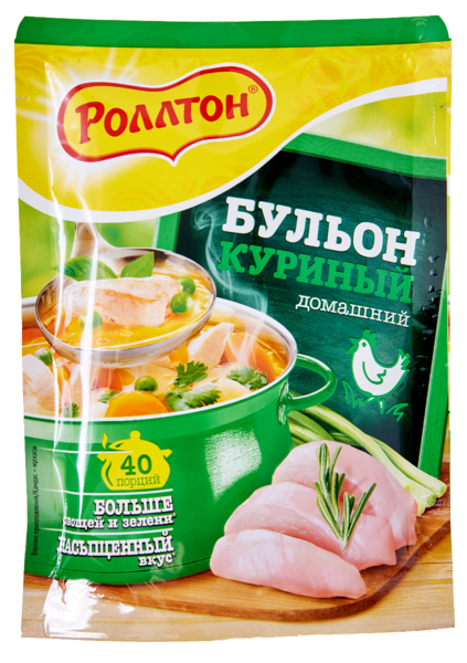 Бульон куриный «Роллтон» Домашний, 100 г – купить по приятной цене с ...