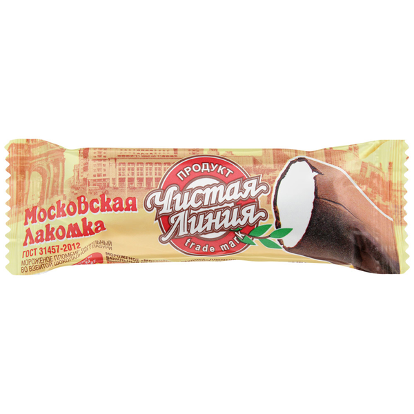 Эскимо «Чистая линия» Московская лакомка, 80 г – купить по приятной ...