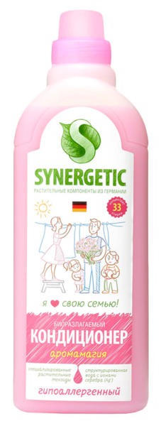 Кондиционер для белья «SYNERGETIC» Аромамагия, 1 л – купить по приятной ...