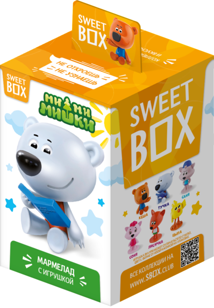 Мармелад жевательный «СвитБокс» с игрушкой Ми-ми-мишки, 10 г – купить ...