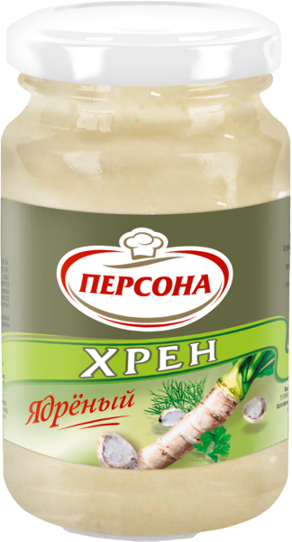 Хрен «Персона» Ядреный, 170 г – купить по приятной цене с доставкой на ...