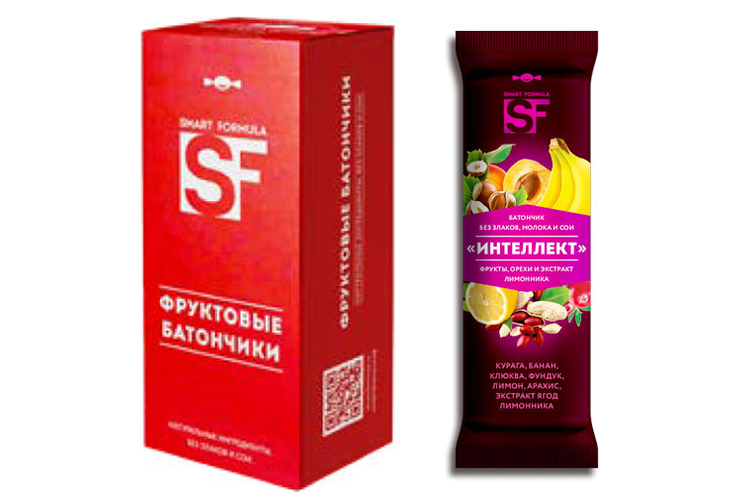 «Smart Formula», батончик фруктовый «Интеллект», 40 г