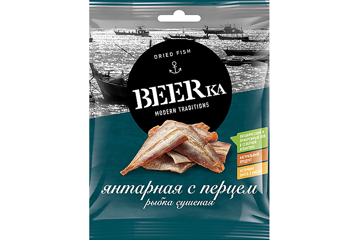 «Beerka», путассу с перцем сушёно-вяленая, 70 г