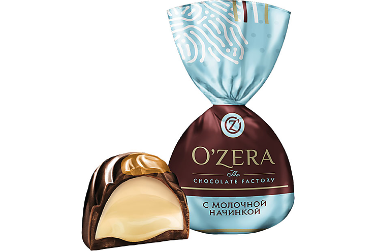 «O'Zera», конфеты с молочной начинкой (упаковка 1 кг)