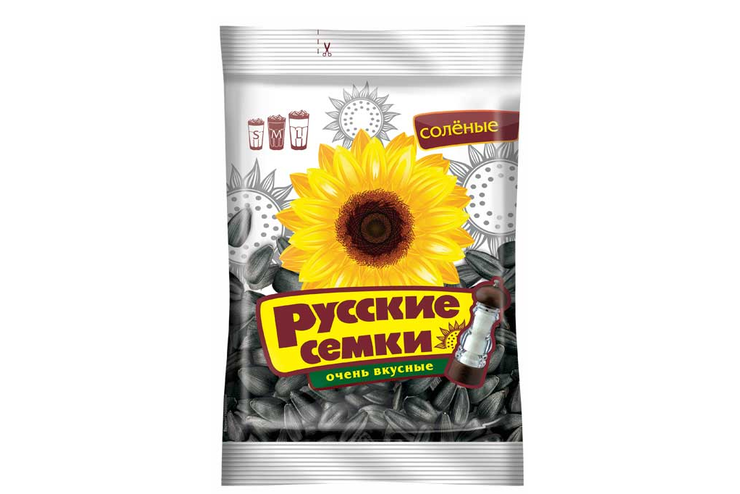 «Русские семечки», семечки отборные соленые, высший сорт, 190 г «Русские семечки», семечки отборные соленые, высший сорт, 190 г