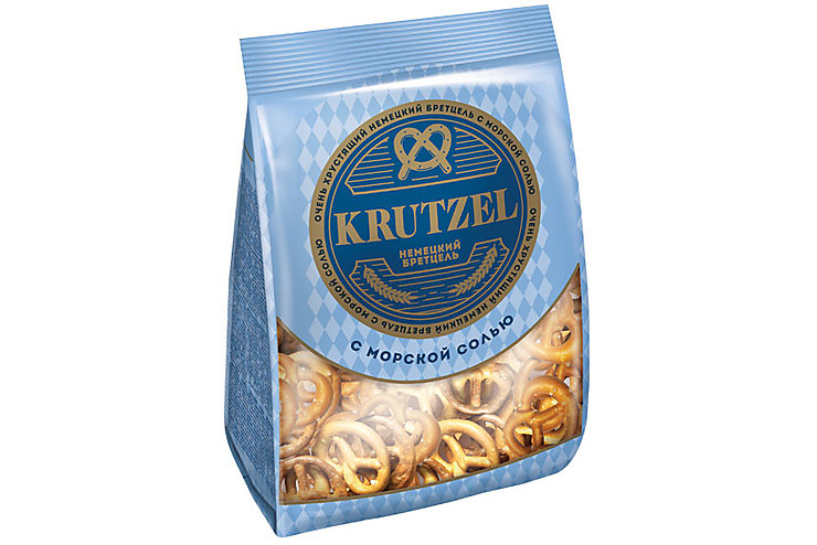 «Krutzel», крендельки «Бретцель» с солью, 250 г