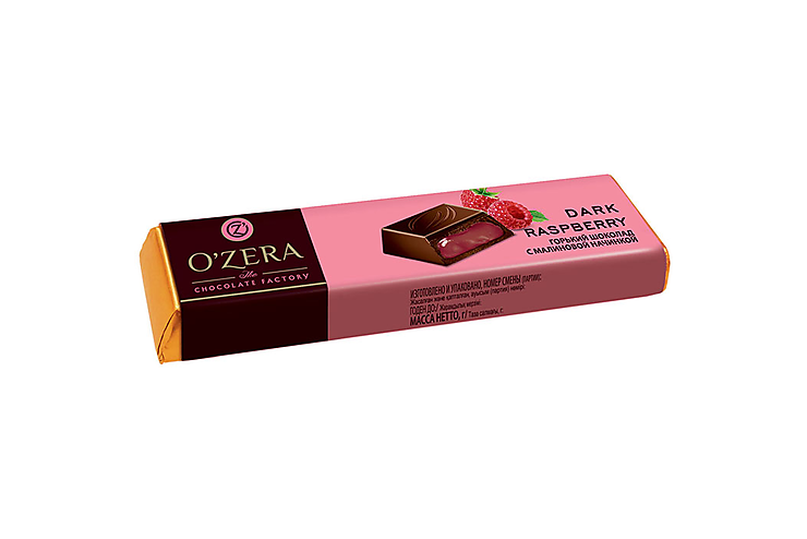 «OЗera», шоколадный батончик Dark Raspberry, 50 г