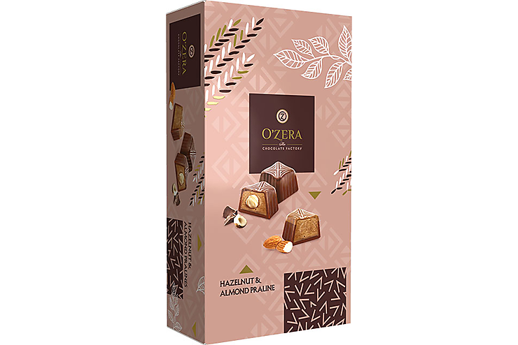 «O'Zera», набор конфет Hazelnut & Almond Praline, 210 г