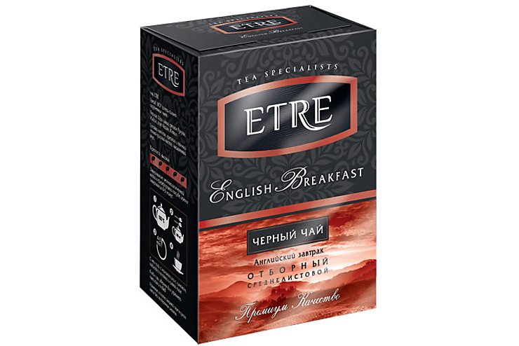 «ETRE», «Английский завтрак» чай черный среднелистовой, 100 г