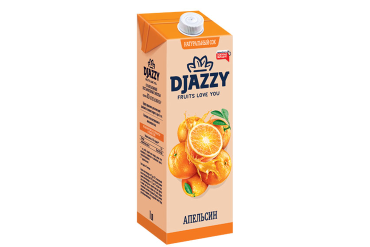 «Djazzy», сок апельсиновый, с мякотью «Djazzy», сок апельсиновый, с мякотью
