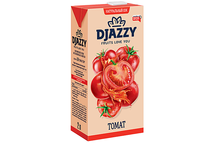 «Djazzy», сок  томатный, с мякотью