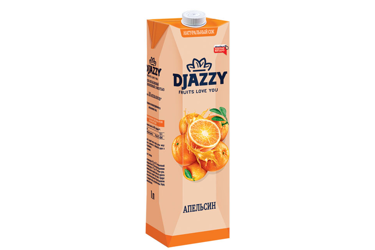 «Djazzy», сок апельсиновый, с мякотью «Djazzy», сок апельсиновый, с мякотью