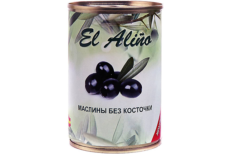 «EL alino», маслины крупные без косточки, 270 г