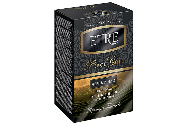 «ETRE», pekoe Gold чай чёрный, крупнолистовой, 100 г