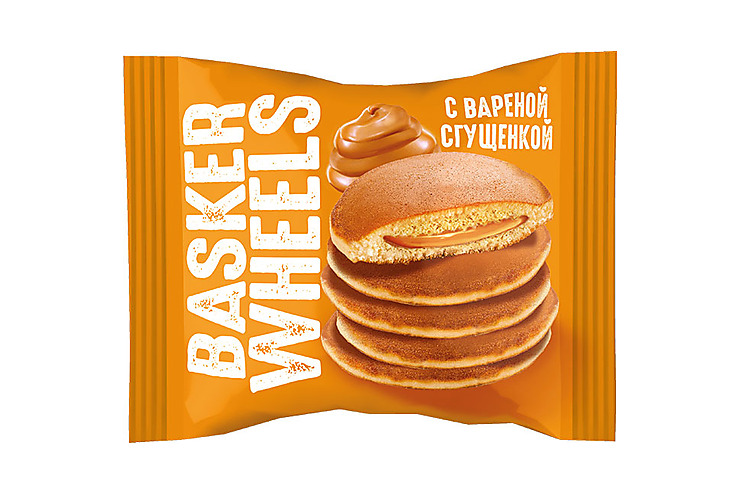 «Basker Wheels», pancake с вареной сгущенкой, 36 г*5шт