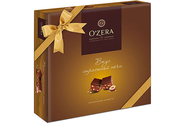 «O'Zera», конфеты шоколадные «Вкус страстной ночи», 195 г