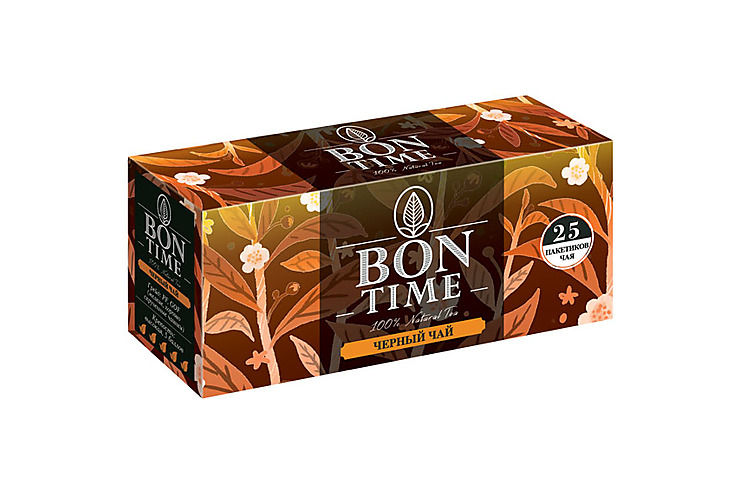 «Bontime», чай черный, 25 пакетиков, 50 г