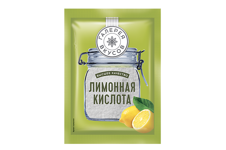 Лимонная кислота «Галерея вкусов», 50 г