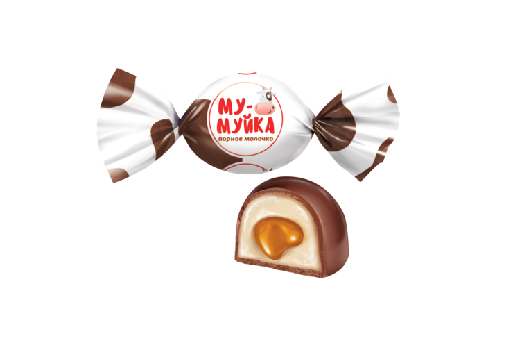 Конфеты «Му-муйка» парное молочко Конфеты «Му-муйка» парное молочко