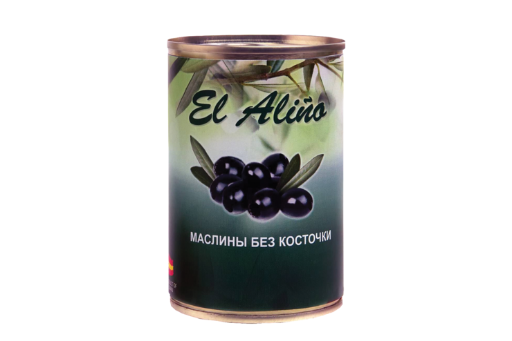 Маслины «EL alino» без косточки, 290 мл Маслины «EL alino» без косточки, 290 мл