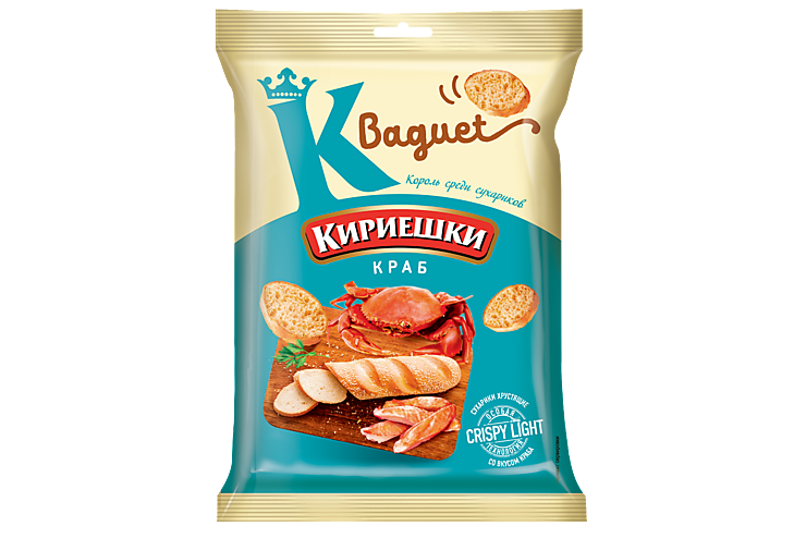 Сухарики «Кириешки Baguet» со вкусом краба, 50 г