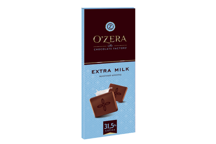 Шоколад «O'Zera» Молочный Extra milk, 90 г Шоколад «O'Zera» Молочный Extra milk, 90 г