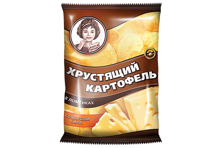 Чипсы «Хрустящий картофель» со вкусом сыра, 40 г