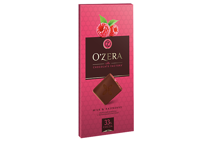 Шоколад «O'Zera» Milk & Raspberry, 100 г