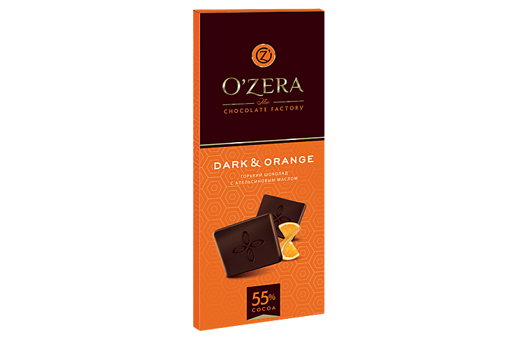 Шоколад горький «O'Зera» Dark&Orange, 90 г