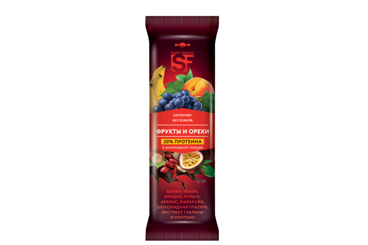 Батончик «Smart Formula» Фрукты и орехи, 40 г Батончик «Smart Formula» Фрукты и орехи, 40 г