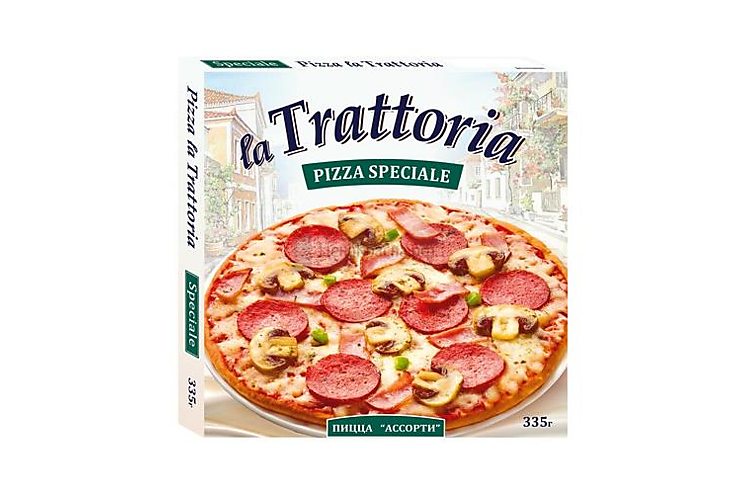 Пицца «La Trattoria» Ассорти, 335 г