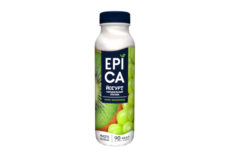 Йогурт 2.5% «Epica» киви-виноград, 290 г Йогурт 2.5% «Epica» киви-виноград, 290 г