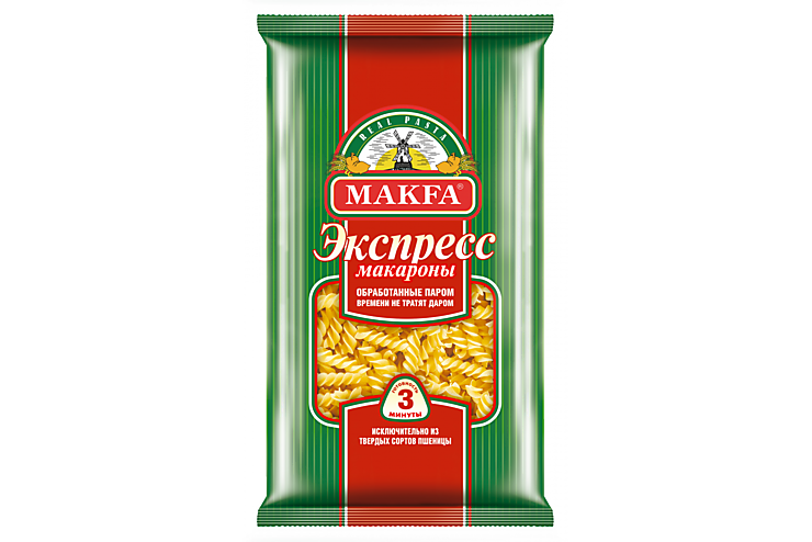 Макароны «Makfa» Спиральки Экспресс, 400 г