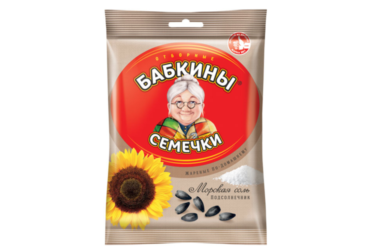 Семечки жареные, солёные «Бабкины семечки», 100 г Семечки жареные, солёные «Бабкины семечки», 100 г