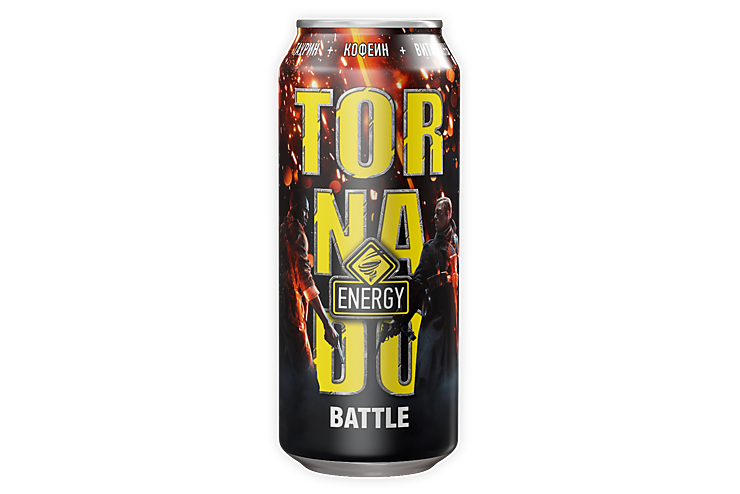 Напиток энергетический «Tornado» Energy BATTLE, безалкогольный, 450 мл